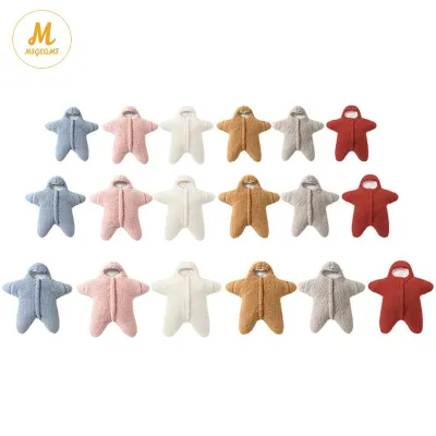 【MSGEQMT】Starfish Baby Sleeping Bag Starfish Onesie Starfish Swaddle Sack for Newborn Infant Plush Swaddle Blanket Stroller