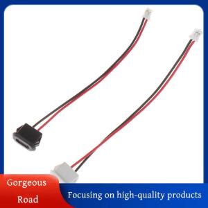 [Gorgeous] Hot Sale 2Pin USB-C Type Waterproof USB Connector Direct Compression Female Base Socket Charging Interface With Welding Wire