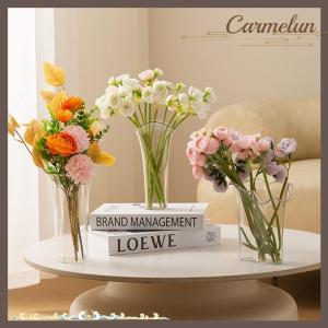 [Carmelun] 1 cái bình hoa Acrylic thủy canh trang trí nội thất rõ ràng hoa nồi Máy tính để bàn trang trí bình cho đám cưới