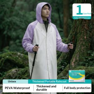 SERENEGLOW Thickened Reusable Full Body Rainproof Raincoat Suitable for Children and Adults Outdoor Hiking Daily Rainproof Essential