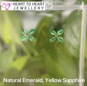 Natural Gemstone Emerald Yellow Sapphire (Gembox8017)