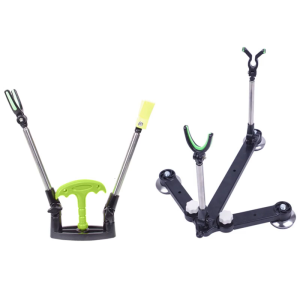 Portables Metal Fishing Rod Vertical Folding Ice Fishing Rod Holder Angling Tool for Every Fishing Enthusiasts