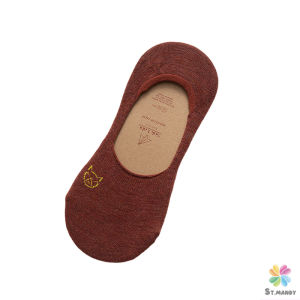 MD ถุงเท้าแบบสั้น ถุงเท้าข้อสั้น ผ้านุ่มใส่สบาย ถุงเท้าลายแมวน่ารัก womens socks