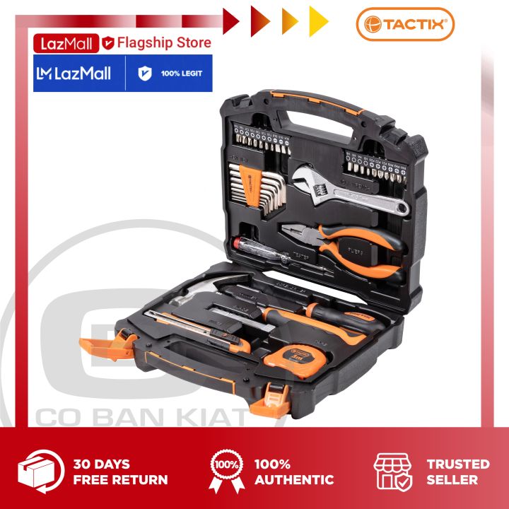 TACTIX 900192 HOME TOOL SET 45PC. - BLACK