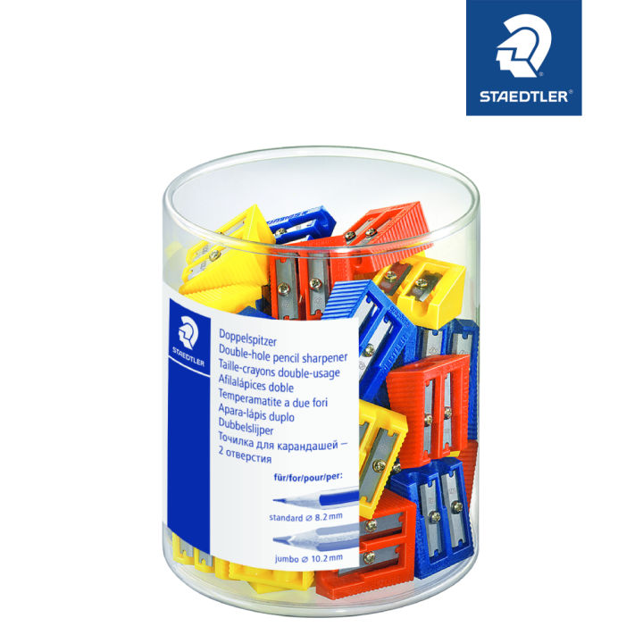 Temperamatite STAEDTLER A Doppio Foro - In Alluminio | Per Matite Standard E Spesse - Foto 6