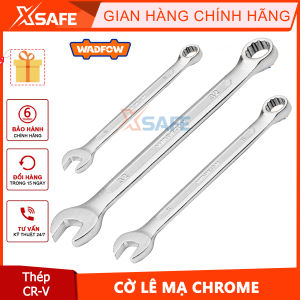 Cờ lê vòng miệng 6-32mm Kích thước: 6mm Chiều dài: 100-404mm Chất liệu: Thép Cr-V Đánh bóng Mạ Chrome Wadfow WSA1106