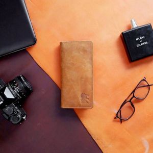 Dompet Lipat panjang pria bahan kulit sapi asli 100% original branded anti air dan tahan api fashion cowok model terbaru terkini distro tempat simpan uang kertas dan kartu atm