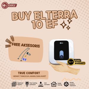 water heater Listrik Handal Elterra 10 Liter | Pemanas air listrik Kamar mandi EF 10 Liter