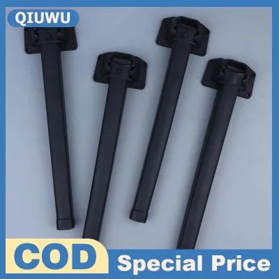 QIUWU 4 cái có thể gập lại chân bàn nhựa di động hỗ trợ hoàn hảo cho văn phòng nhà và du lịch