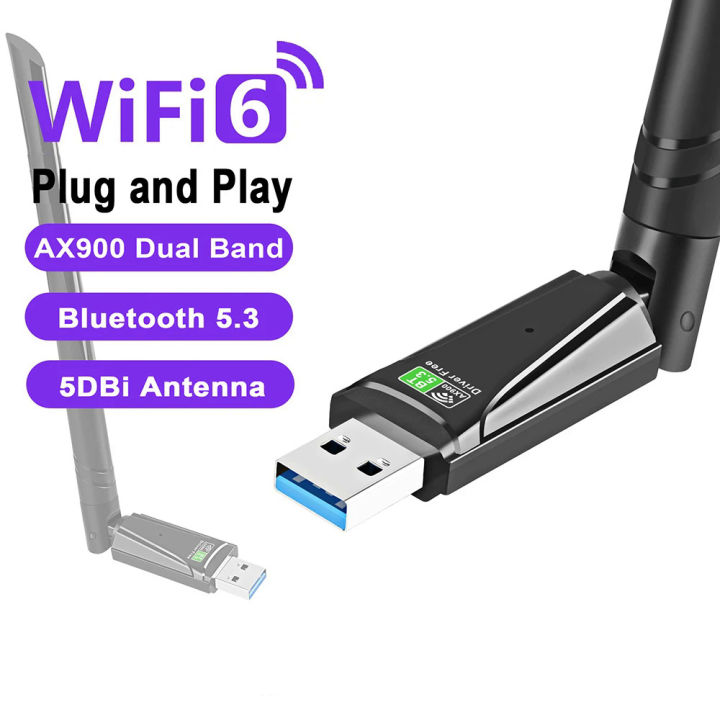 Adattatore WiFi 6 E Bluetooth 5.3 USB - Dual Band 2.4/5GHz Per PC, Senza Driver, Supporta Windows 10/11 - Foto 8