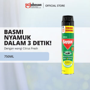 Baygon Aerosol Citrus Fresh 750ml