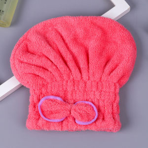 Zaman Now - Handuk Pita Shower Cap Dry Hair / Handuk Keramas Cepat Kering / Handuk Kepala / Handuk Pengering Rambut Praktis