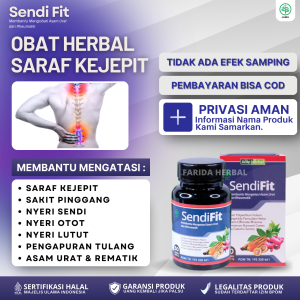 SendiFit Obat Saraf Kejepit Sakit Pinggang Belakang Nyeri Sendi Nyeri Otot Nyeri Lutut Pengapuran Tulang Asam Urat Rematik Kebas Kesemutan Pegal Linu Sakit Kaki Sakit Tangan Sakit Tulang Belikat Sakit Paha Sakit Punggung Sakit Leher Osteoporosis