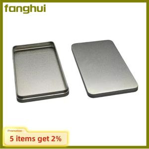 fanghui Paper Money Holder Tinplate Currency Tray Small Metal Cash Storage Box Convenient Money Protector Case Organization