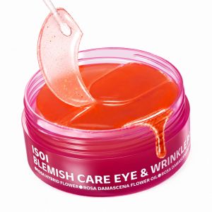 ISOI Blemish Treatment Eye Mask Contains Hyaluronic Acid ，90 Support   Dark Circles 、 Swelling 、 Forehead and smile lines 、 Bulgarian rose oil