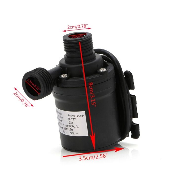 800l/h 5m Dc 12v 24v Solar Heater Brushless Motor Circulation Water ...