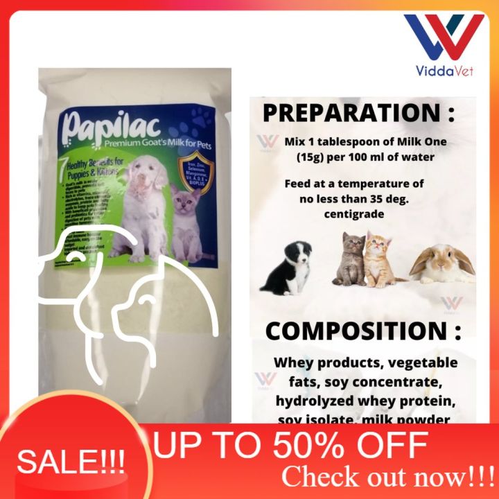 Premium milk store replacer for puppies