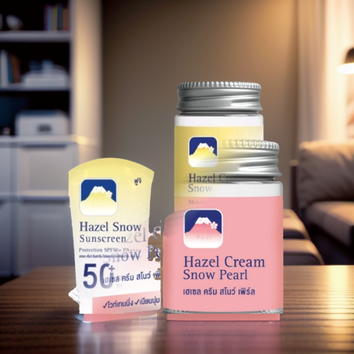 Set of 2 Fuji Hazel Cream Snow / Pearl Moisturizing Cream 50g