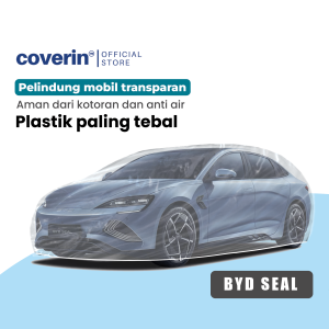 Sarung Mobil BYD SEAL Cover Pelindung Bahan Plastik Tebal Anti Air