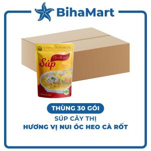 [THÙNG 30 GÓI] - Cây Thị - Súp Cây Thị hương vị Nui óc heo cà rốt Súp nui óc heo cà rốt Cây Thị súp dinh dưỡng (260g/gói)