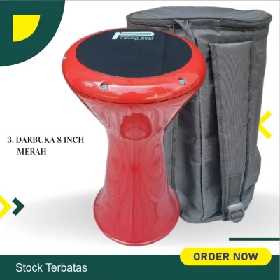 Darbuka Hadroh asli ukuran 8 Inch