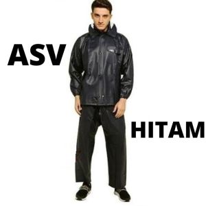 Mantol ASV Original Setelan Jaket Celana/Mantel Jas Hujan Raincoat ASV Karet Rubber Stelan