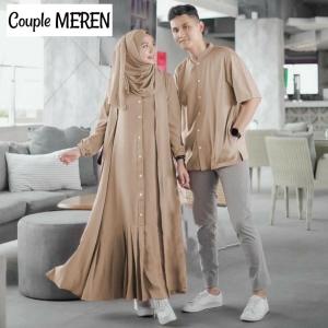 Floline Ols-Couple Meren / Baju Gamis Wanita / Setelan Couple Koko / Setelan Baju Muslim