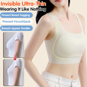 Large Breasts Show Small Bra One-piece Support Anti-sagging Seamless Underwear Ultra-Light Super Breathable