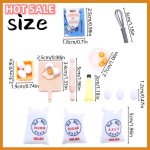 🔥🔥🔥dingdaocunz 1Set Dollhouse Miniature Simulation Whisk Flour Bag Modle DIY Accessories Decor