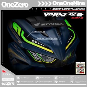 STIKER LAMPU VARIO 125 150 GEN 2 / STICKER TRANSPARAN VARIASI ALIS MOTOR HONDA VARIO GEN 2 NEW 2023E