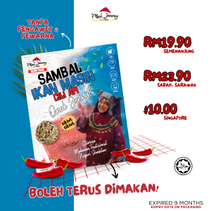 SAMBAL IKAN MASIN CILI API OMAK JENNY