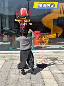 Height Adjustable Basketball Stand Portable Indoor Outdoor Hoop For Kids Junior Teens Practice/Kids Basketball Hoop