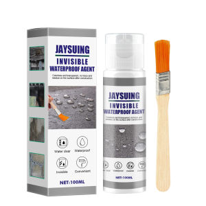 Jaysuing Transparent Waterproof Sealant Bathroom Wall Invisible Waterproof Glue Lead Glue Coating Fix Bathroom Sealer Waterproof Compound Anti-leakage Paint No Leak 300g