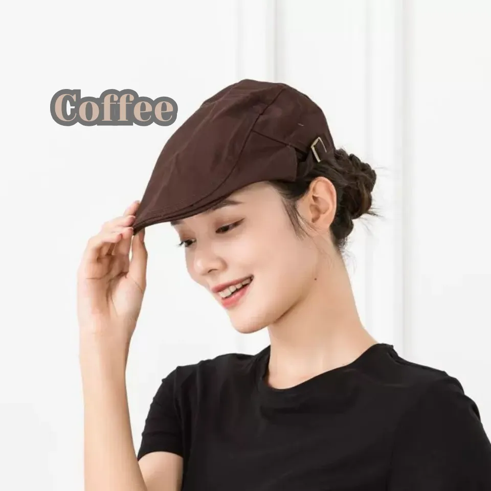 Unisex Chef Hat Beret Cap Café Restaurant Waiter Work Hats Pirate Hat  Peaked #5
