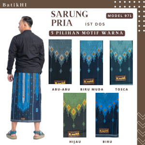 Sarung Batik Pria 971 Bahan Katun Premium