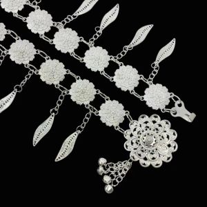 เข็มขัดตุ๊งติ๊งสีเงินสวยๆ ราคาถูกที่สุด (ขายปลีก-ส่ง) เข็มขัดเจ้าสาว เจ้านาง ตกแต่งชุดไทย ออกงานต่าง ๆ มีหลายแบบให้เลือก สินค้าพร้อมจัดส่งจากประเทศไทย