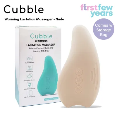 Cubble Warming Lactation Massager (6 Colors) - 2 in 1 Heating and Vibration Breast Massager
