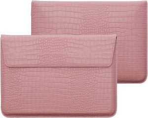 Laptop Sleeve Bag PU Leather Envelope Design Compatible with MacBook Air Pro 13 inch