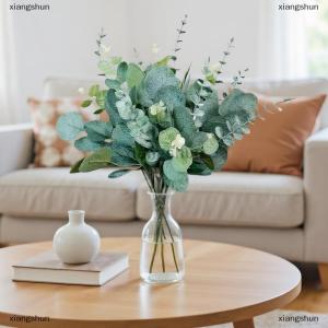 [COD] xiangshun 5pcs set Artificial Flowers Plant Bridal Bouquet Wedding Wreath Dining Table Center Home Room Party Decor