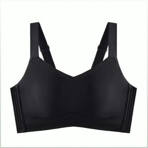 Non-steel Ring Anti-sagging Bra Adjustable Non-steel Ring Bra Rolled Edge Skin-friendly and Non-marking