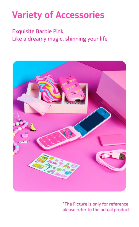 HMD Barbie Flip Phone 4G with Fancy Box HMD X Barbie Aliexpress