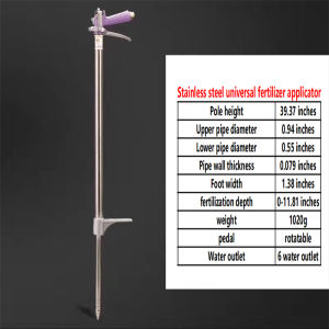 Liquid fertilizer applicator for fruit tree roots top dressing applicator high-pressure stainless steel fertilizer applicator