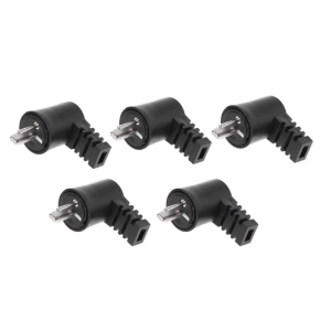 5 pcs 2 Pin DIN góc phải loa HIFI Cáp đầu cắm O vít đầu nối hàn