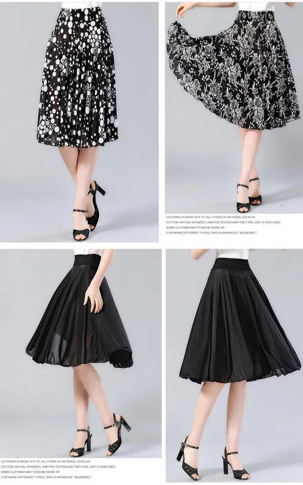 Chân Váy Lụa Trung Niên THIỀU HOA siêu sang trong tôn dáng đẹp chát liệu  cao cấp thoáng mát VD1K0370 | Shopee Việt Nam