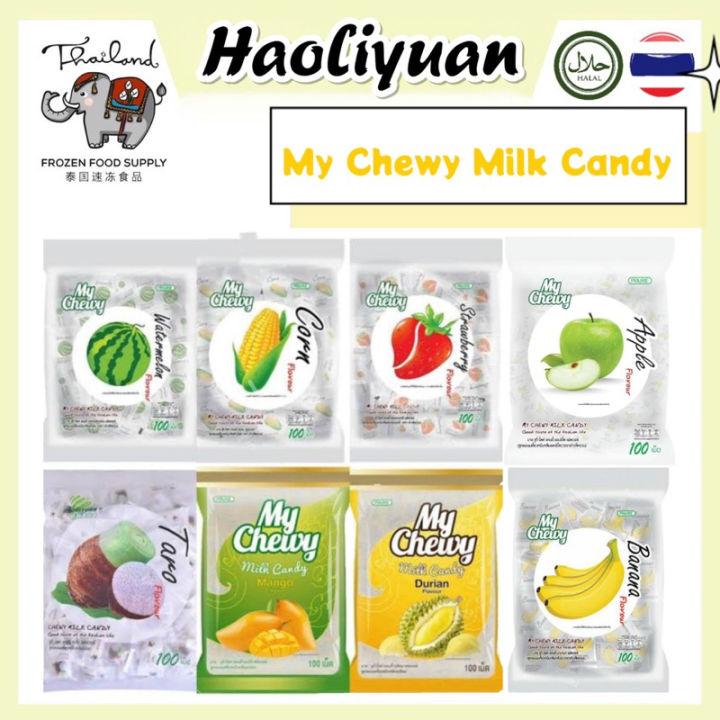 ⊿Buy 10 Free 1 Thailand My Chewy Milk Candy 100Pcs Assorted Flavour ...