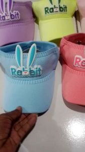 TOPI ANAK RAJUT VISOR PANTAI SUNSHADE MOTIF KARTUN BASEBALL ANTI UV ANAK KECIL LUCU LUCU - ZH