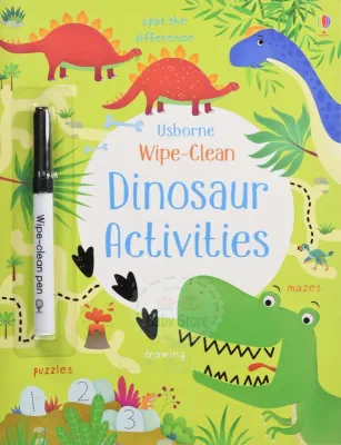 Usborne Wipe-Clean Dinosaur Activities