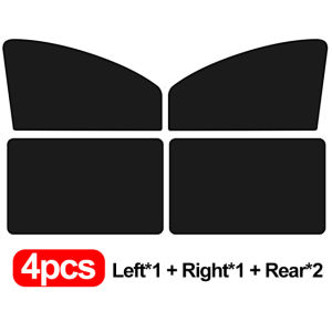 4pcs Magnetic Car Sun Shade UV Protection Car Curtain Car Window Sunshade Side Window Mesh Sun Visor Summer Protection Window Film