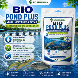 Gói 227G Vi Sinh Đa Dòng Bio Pond Plus Xử Lý Nước & Đáy Ao Giảm Tanh Hôi Phân Hủy Bùn Ao Nuôi Tôm