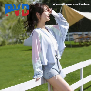 PVD Cooling Sun Protection Clothing  Sunscreen Jacket Anti-UV Sun Protection Lightweight Jacket 女士防晒衣